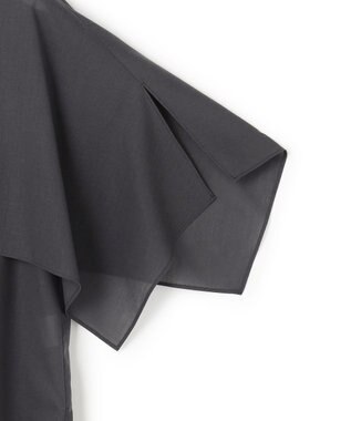 ICB 【先行予約】シルフィーローン ハンカチーフスリーブブラウス チャコール