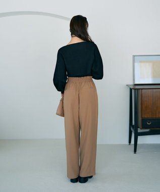 earth music&ecology 【WEB限定】リボンニットアンサンブル Black