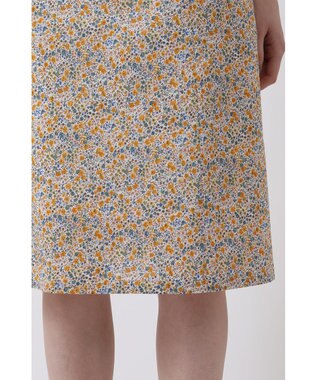 DAKS Liberty フィット&フレアーワンピース イエロー