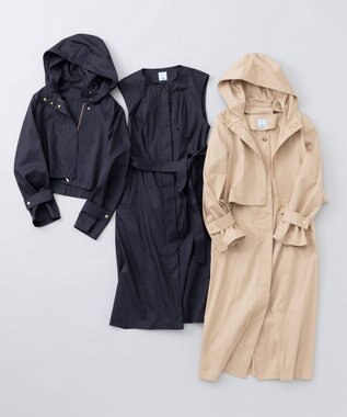 組曲 【WEB限定】3WAYギミックアウター ベージュ系