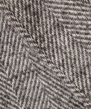 JOSEPH ABBOUD 【尾州産カシミヤブレンド素材/軽量】カシミヤブレンドアルパカヘリンボーン ステンカラーコート ライトグレー系7