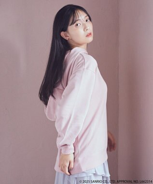 earth music&ecology マイメロディ＆クロミ／ｅａｒｔｈ　耳付きフーディー Pink