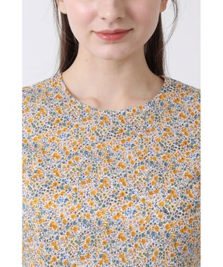 DAKS Liberty フィット&フレアーワンピース イエロー