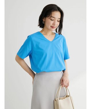 Green Parks 汗じみ防止ＶネックＴシャツ Brown