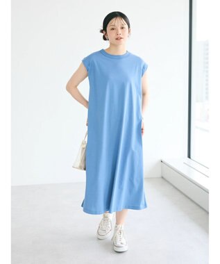 CRAFT STANDARD BOUTIQUE 接触冷感機能性フレンチスリーブワンピース