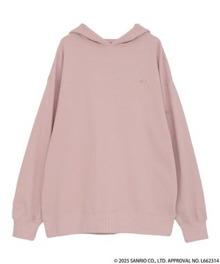 earth music&ecology マイメロディ＆クロミ／ｅａｒｔｈ　耳付きフーディー Pink