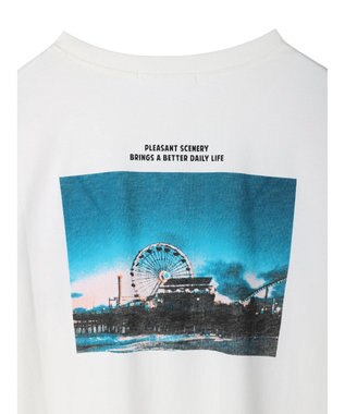 Green Parks バックフォトボックスＴシャツ Off White