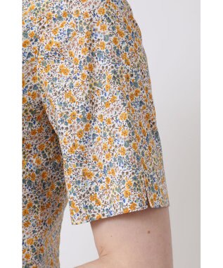 DAKS Liberty フィット&フレアーワンピース イエロー