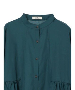 earth music&ecology サイドティアードチュニック Blue Green