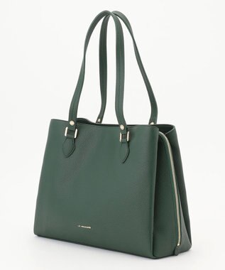 LA BAGAGERIE ベーシック　フェイクレザートート グリーン