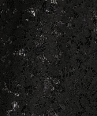 UNFILO レース キャミワンピース ブラック