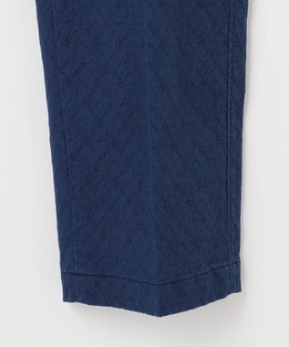 JOSEPH ABBOUD MOUNTAIN 【SPACE／UNISEX】ダイヤジャガードストレッチ パンツ ネイビー系