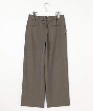 J.PRESS LADIES 【WEB限定カラーあり】T/Rアルガンシルク ワイド パンツ ブラウン系