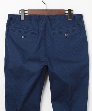 JOSEPH ABBOUD MOUNTAIN 【SPACE／UNISEX】ダイヤジャガードストレッチ パンツ ネイビー系