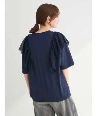 Green Parks ・ＳＵＧＡＲ　ＳＰＯＯＮ　ＬＩＯＮｐｔラッフルＴＥＥ Navy