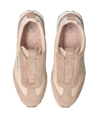 INTER-CHAUSSURES 【BUSSOLA】スリッポンスニーカー ベージュコンビ