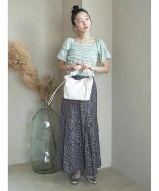 earth music&ecology カットシャーリングプルオーバー Mint