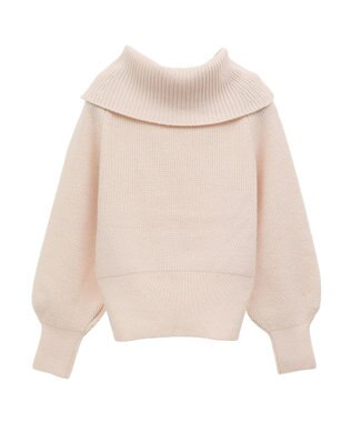 Green Parks オフショルダーニット Off White