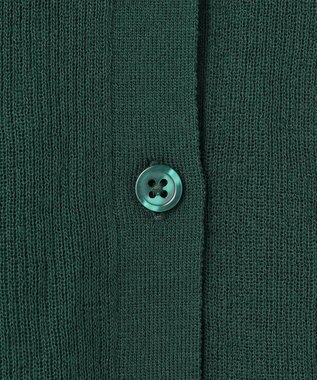 UNFILO L シアー クロップド カーディガン グリーン