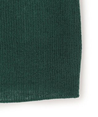 UNFILO L シアー クロップド カーディガン グリーン