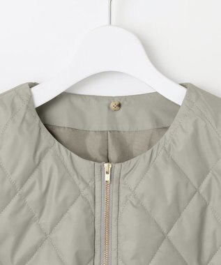 J.PRESS LADIES 【洗える】スパンライクナイロンタッサー フーデット コート キャメル系