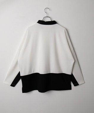 WEGO ドルマンポンチハーフZIPT（LS） ホワイト