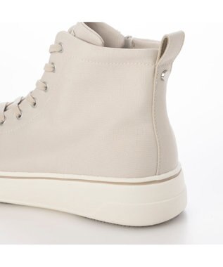 ing <ing>【レイン対応】ハイカット厚底スニーカー ライトベージュ