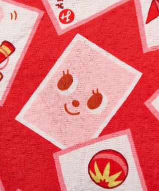 MIKI HOUSE HOT BISCUITS 【ミキハウス】【80-150cm】甚平スーツ 赤