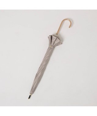 UNBILLION カシュネ cachenez / 【晴雨兼用】【日傘】 UV カット率99％以上 PUへプラムバルーンショートパラソル ダークベージュ