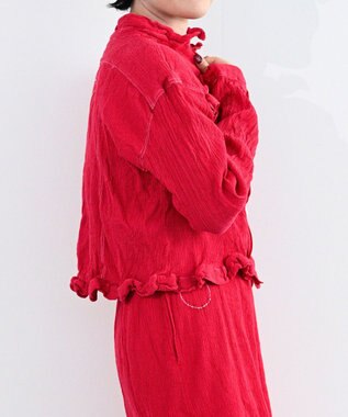 crêprie tsumori chisato creperie FRONT ZIP JACKET クレプリ フロントジップジャケット RED
