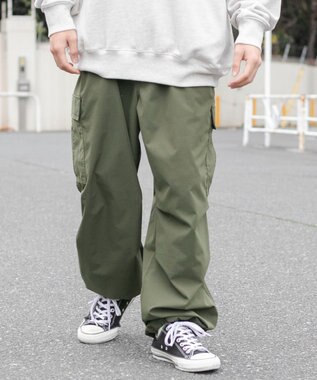 WEGO リップストップ　カーゴパンツ カーキ