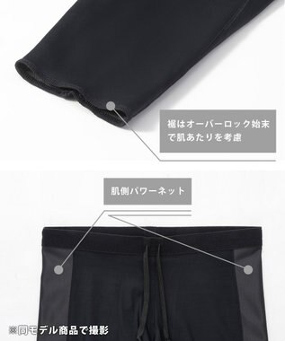 CW-X 【MEN】 CW-X 【CHUMS (チャムス)コラボ】 メンズスポーツタイツ ひざの負荷・運動時の筋肉の疲労を軽減 ロング丈 ジョギング ウォーキング メンズ LNO310 /ワコール ブラック