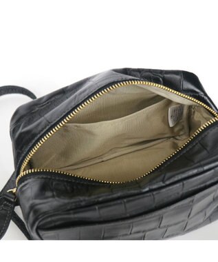 Regalo Felice 【大容量 / 本牛革 / クロコ型押し】ショルダー / REGALO BK(ブラック）