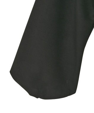 earth music&ecology フリルヘムドッキングプルオーバー Black