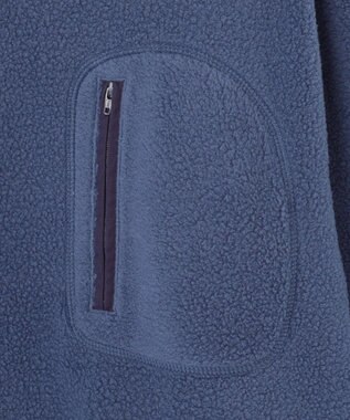 J.PRESS YORK STREET 【UNISEX】フリース クルーネックプルオーバー ブルー系