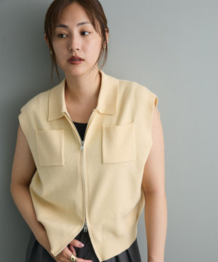 CRAFT STANDARD BOUTIQUE 衿付きジップベスト