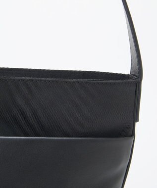 TOPKAPI 【Breath TOPKAPI】LINEA リネア レザーコンビ バケット ショルダーバッグ ブラック