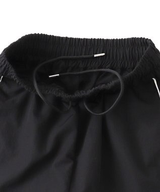 WEGO 【ウエストゴム】パイピングラインショートパンツ ブラック