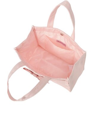 Maison de FLEUR リボンジャカードスクエアトートバッグ Pink