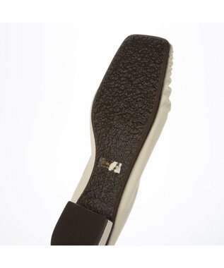 MODE ET JACOMO <D'ICI>シャーリングスクエアトゥパンプス アイボリー