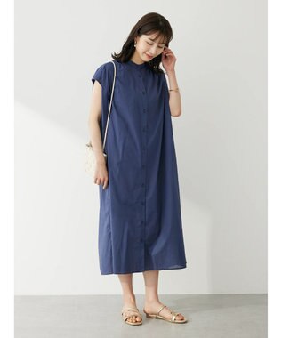 Green Parks ・Ｐｅｔｉｔ　Ｆｌｅｕｒ　カラーシャツワンピース Navy