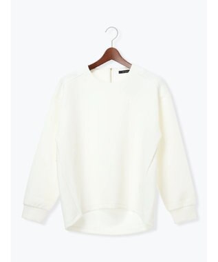 Te chichi バックジップダンボールプルオーバー オフホワイト