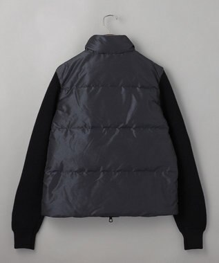 GOTAIRIKU 【ダウン80％使用】ニットスリーブ ダウンブルゾン ネイビー系8