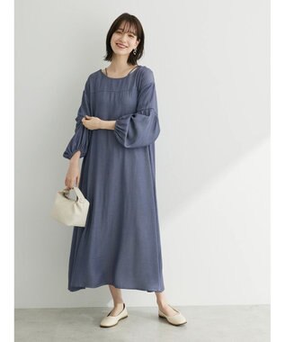 Green Parks ・ｆｕｒｒｙ　ｒａｔｅ　バックレースアップワンピース Light Gray