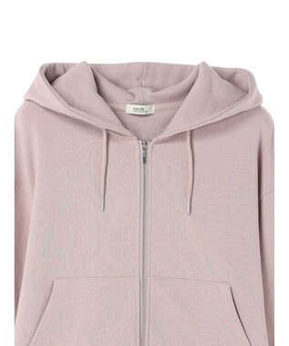 earth music&ecology 裏毛ＺＩＰパーカー Pink Beige