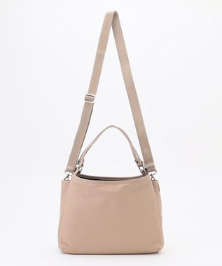 Y'SACCS イタリアンシープ2WAYトートバッグ グレージュ