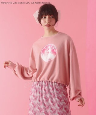 Green Parks ■ＷＩＣＫＥＤ　グラフィックショートスウェット Pink