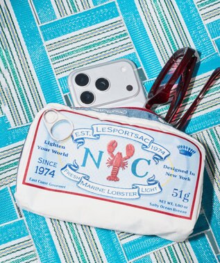 LeSportsac RECTANGULAR COSMETIC/スカーレットロブスター スカーレットロブスター