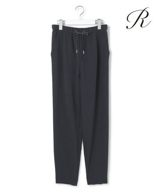 【R(アール)】ライトダブルクロス ドロスト テーパードパンツ