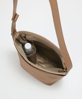 TOPKAPI 【Breath TOPKAPI】LINEA リネア レザーコンビ バケット ショルダーバッグ ブラウン